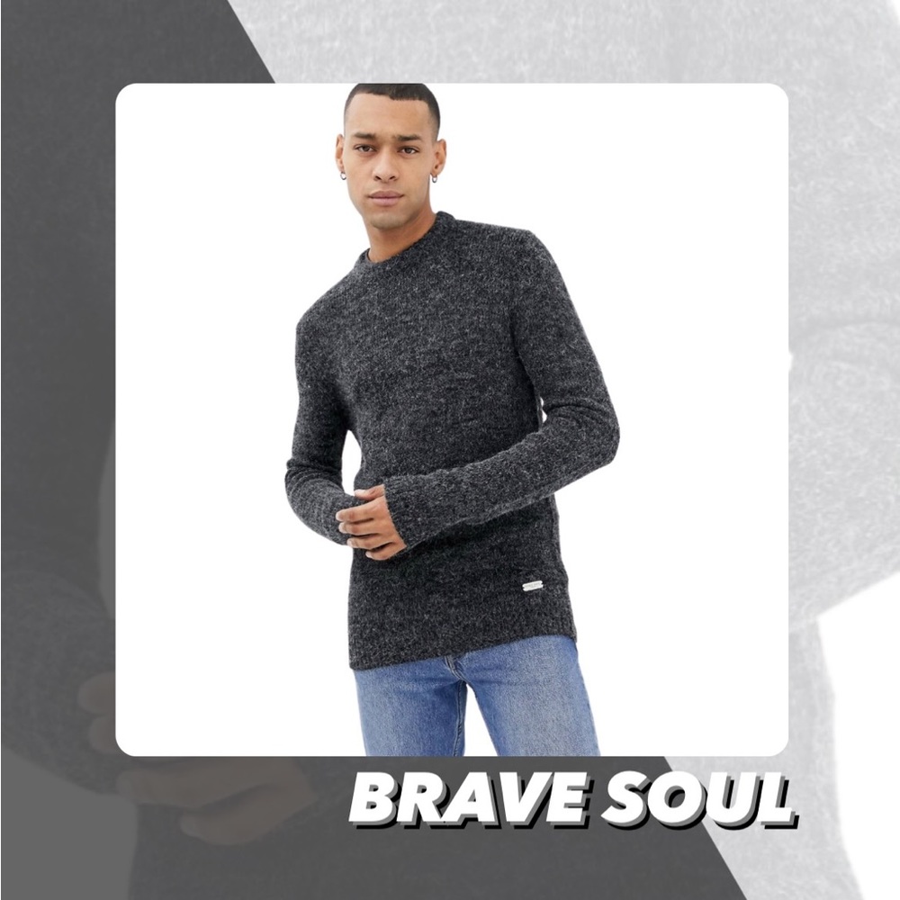 EUC Brave Soul Crew Neck Sweater